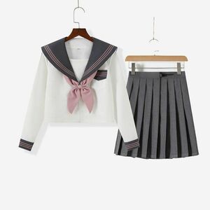 YH192:【送料無料】定価14180円 女子高生 セーラー 制服 学生 アニメ セーラー服 S-3XL