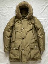 希少カラー USA製 WOOLRICH ARCTIC PARKA アークティックパーカー 玉虫 ダウンジャケット ウールリッチ コート アメリカ製 米国製 SHIPS S_画像1