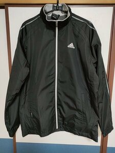 adidas アディダス ウィンドブレーカー ジャンバー L ブラック 黒 CLIMAPROOF