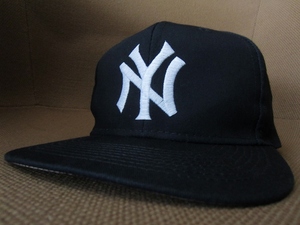 90's ニューヨーク ヤンキース NYロゴ 刺繍 スナップバック キャップ ネイビー New York Yankees ベースボールCAP LOGO7 MLB 野球 田中将大
