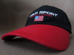 POLO SPORT reissue star article flag Logo embroidery cotton cap Polo sport CAP RALPH LAUREN Ralph Lauren PONYpo knee hat hat Dan sa-