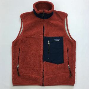  [ 1999年 ] patagonia レトロX ベスト レッド S USA アメリカ製 90s 90年代 FA99 1999 パタゴニア 重ね着 アウトドア 赤 ボア フリース 