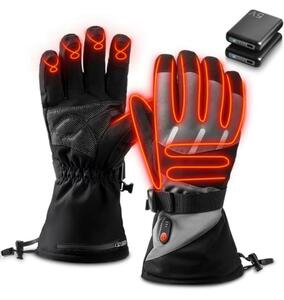  electric heated glove bike gloves 6000mAh high capacity exclusive use battery attaching smartphone correspondence 