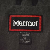 ★防寒 保温 テック系デザイン マーモット Marmot 起毛裏 シェルド ウィンド ブレーカー ジャケット L グレー アウトドア ジャンパー★_画像5