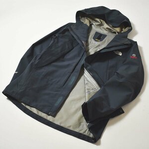 ★GORE－TEX素材 ノースフェイス THE NORTH FACE マウンテンパーカー L ネイビー アウトドア 古着 ゴアテックス テック系 ナイロン★