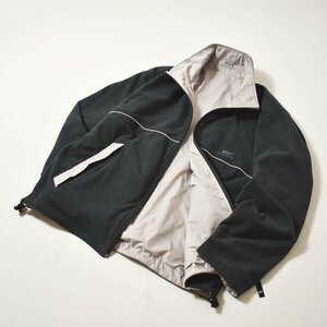 ★90s ヴィンテージ ヘリーハンセン HELLY HANSEN ナイロンxフリース シェルド ウィンド ブレーカー ジャケット M ビンテージ アウトドア★