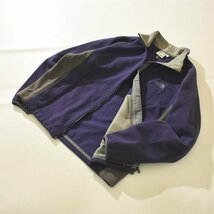 ♪美品 防寒 ノースフェイス THE NORTH FACE バイカラ― フリース ライニング ジャケット M パープル レディース ライナー アウトドア♪_画像1