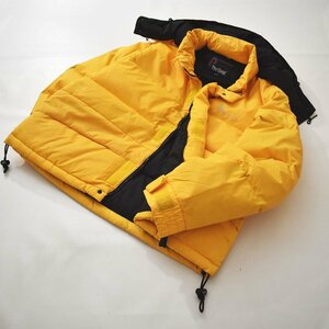 ★90s ヴィンテージ ペンフィールド Penfield ナイロン ダウン ジャケット パーカ L YLW★ビンテージ 古着 オーバーサイズ ジャンパー★