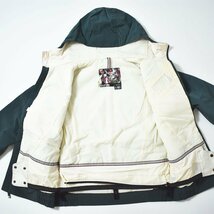 ♪中綿入り 防寒 保温 バートン BURTON フーデッド スノー ジャケット L グリーン レディース ボード スノボ スキー ウェア 防寒着♪_画像4