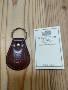 ホワイトハウスコックス キーホルダー キーフォブ アンティークブライドルレザー S0668 WHC Whitehouse Cox Key Fob