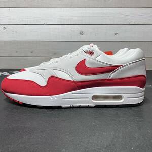 29.5cm NIKE AIR MAX 1 ANNIVERSARY WHITE RED 908375-103 ナイキ エア マックス ワン ホワイト レッド アニバーサリー