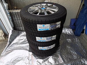 【未使用】スタッドレス冬用タイヤ・ホイール付4本セット195/65R15