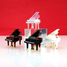 即決 KAWAI ミニチュアコレクション 全4種 (レア無し) グランドピアノ GX-3 クリスタルピアノCR-40A カワイ 河合楽器製作所 ガチャ_画像2