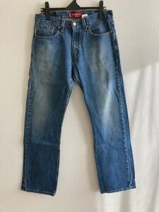 【美品】Levi's levis リーバイス 527 TM W32 L32 ローライズ デニム ジーンズ 米国製 ボタン511 023