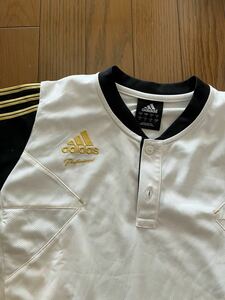 お探しの方。アディダスプロフェショナル プラクティスシャツ　稀少サイズM adidas proffessional