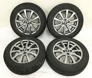 4本セット MANARAY SPORT ホイール 15インチ 15×5.5J 100 4H 45/スタッドレス タイヤ YOKOHAMA 175/65R15 17年製 冬 マナレイスポーツ