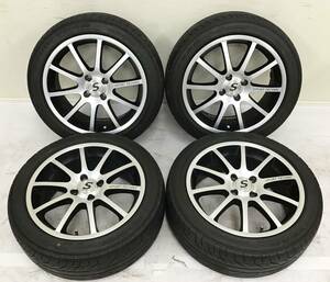 4本セット SPORT TECHNIC S design アルミ ホイール 16インチ 16×6.5JJ 100 4H 48/タイヤ GOOD YEAR 195/50R16 11年製 スポーツテクニック