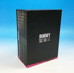 完全生産限定盤 BOOWY GIGS BOX DVD 8枚組 ブックレット HYSTERIA 復刻版 氷室京介 布袋寅泰 音楽 バンド コレクション グッズ