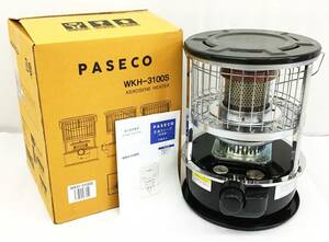 使用わずか PASECO 石油ストーブ WKH-3100S 2022年製 ブラック 元箱 屋外使用専用 手動点火 対流型 暖房器具 アウトドア キャンプ パセコ