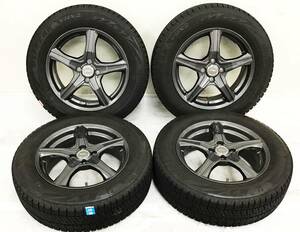 4本セット 20年製 16インチ 195/65R16 スタッドレス タイヤ BRIDGESTONE BLIZZAK 冬 TOPRUN ホイール 16×6J 100 4H 45 ダイハツ ロッキー