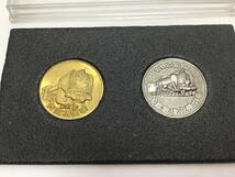 鉄道記念メダル（昭和47年10月14日）機関車&新幹線メダル　ケース付き_画像1