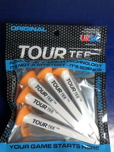 ツアーティー　ロングティー　オレンジ5本セットTOUR TEE tour tee