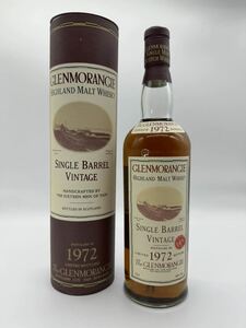 GLENMORANGIE グレンモーレンジ　シングルバレル ヴィンテージ 1972 ウイスキー 750ml 46%