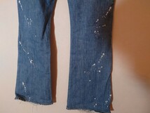 NY発プレミアムジーンズ Paper Denim&Cloth ペーパーデニム＆クロス デニムパンツ ジーンズ ブーツカット Made in USA レディース 28インチ_画像8