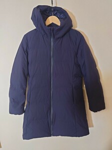  Uniqlo stretch si-m less down short coat lady's M size Ultra light down jacket down jacket 