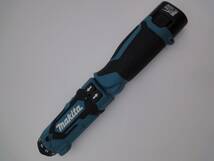 【1円スタート】動作品 makita 充電式ペンドライバドリル DF012DSHX アルミケース入り マキタ 青 ブルー 充電器 DC07SB バッテリー BL0715_画像5