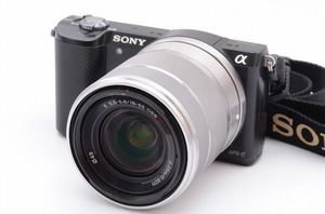 【１円スタート！】 Sony α5000 + E 18-55mm F3.5-5.6 OSS レンズ ミラーレス レンズセット ジャンクa6828