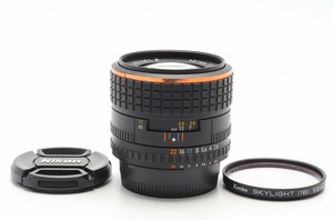 【 美品 】ニコン NIKON Ai-s 100mm F2.8 SERIES E シリーズE 中望遠単焦点レンズ★＜フィルター,前後キャップ付属＞①12T9777