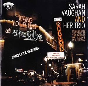 ★ 廃盤CD ★ Sarah Vaughan サラ・ヴォーン ★ [ ミスター・ケリーズ ] ★ 素晴らしいアルバムです。
