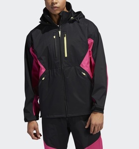 adidas metropolitan jacket black pink XO Adidas u-bn jacket waterproof klaima proof skateboard FM1404