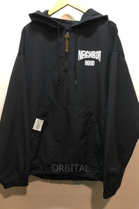 経堂) NEIGHBORHOOD ネイバーフッド 23SS 231TSNH JKM03　ブラック サイズL メンズ ナイロンアノラックジャケット