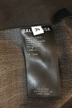 経堂) BALENCIAGA バレンシアガ ミッドライズワイドレッグクロップドパンツ レディース サイズ34 グレー 参考定価13万円位_画像8