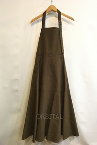 二子玉) ウーア Uhr 22SS未使用 Fake Suede Dress フェイクスウェードドレス ワンピース ブラウン 36 定価￥39,600-