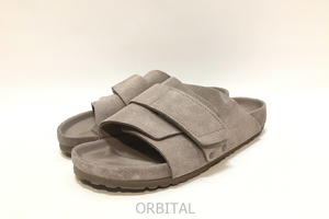 経堂) ビルケンシュトック BIRKENSTOCK 未使用 Kyoto Exquisite キョウト EXQ 42 27cm トープ スエード 定価￥29,700-