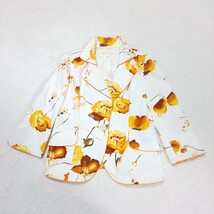 【希少】R.Deux アールドゥ フラワーテーラードジャケット ブレザー 花柄 大きめサイズ 42/XLサイズ レディース_画像2