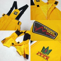 【極希少】90s DESCENTE デサント ヴィンテージ 3ピーススノーセットアップ アノラックパーカー スキーウェア スノボウェア 刺繍ロゴ XS/M_画像8