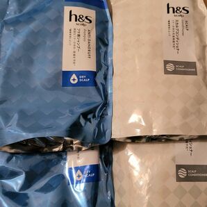 新品未使用各2点☆h&s (エイチアンドエス) scalp ドライ ①シャンプー 詰め替え 300mL②コンディショナー 300g