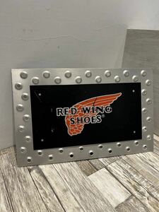 最後の一個です！00's RED WING スチール店舗什器　ヴィンテージPT83PT91エンジニア半円タグビンテージ90's80'sアドバダイジングビンテージ