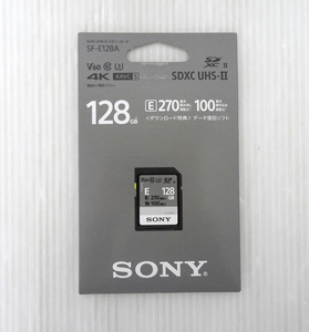 未開封品!! SONY ソニー SDXC UHS-II メモリーカード 128GB SF-E128A