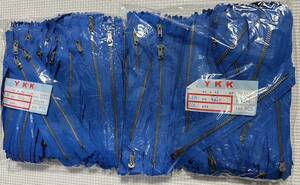 24時間限定YKK ファスナー　金属ファスナー　大量15センチ　約100本入り2セット　青色　ハンドクラフト