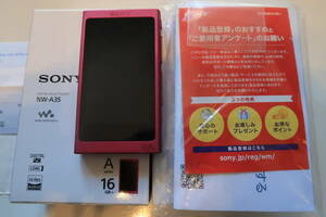 Sony オーディオプレーヤーWalkman　NW-A35 16GB