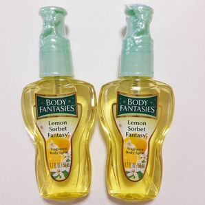 ボディファンタジー ボディスプレー レモンソルベ 50mL　2個