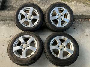 【スタッドレスタイヤ＆ホイール】5.5Jx14, IS=40, 4Hx100, DUNLOP WINTER MAX バリ山 4本セット