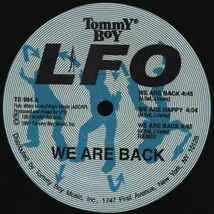 LFO We Are Back / LFO　 LFOことMARK BELLとGEZ VARLEYによる91年リリースの歴史的名盤『FREQUENCIES』からのヒット・シングル！_画像3