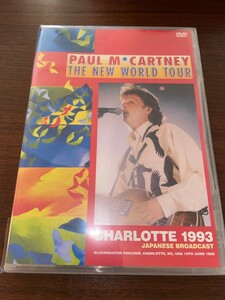 Paul McCartney ポールマッカートニー　 Charlotte 1993 DVD 新品未開封　ビートルズ　beatles