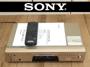 ★19 完動美品 SONY MDS-JE780 MDLP対応 TYPE-S(R含)搭載 ソニーMD用リモコン/取説/新品MD付 ★